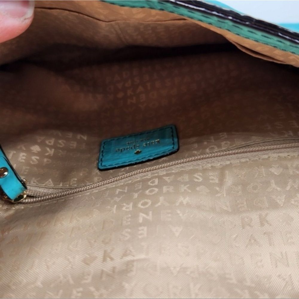 Kate Spade Orchard Valley Fiona Crossbody Bag – Turquoise Blue - Picture 8 of 10